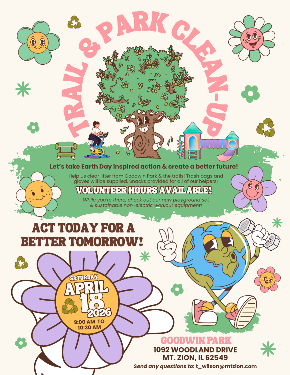2026 Flyer for a Trail & Park Clean-Up Event